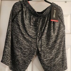 Men's Cougar Sport Black and Gray Athletic Shorts